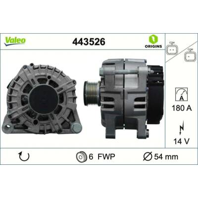 Generátor VALEO 443526