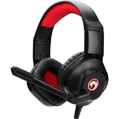 Marvo HG8929, slúchadlá s mikrofónom, čierna, podsvietená, 3.5 mm jack + rozdvojka + USB