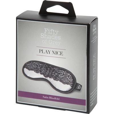 Fifty Shades of Grey Play Nice Satin & Lace Blindfold