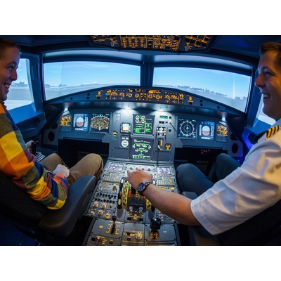 Autentický simulátor letu v Aibusu A320: Praha
