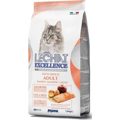 MONGE LECHAT EXCELLENCE ADULT Salmon 1,5 kg