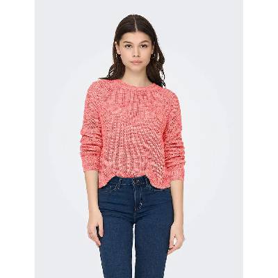 Блуза Only Nina sweater - Pink (Georgia Peach / Detail Multi Twist)