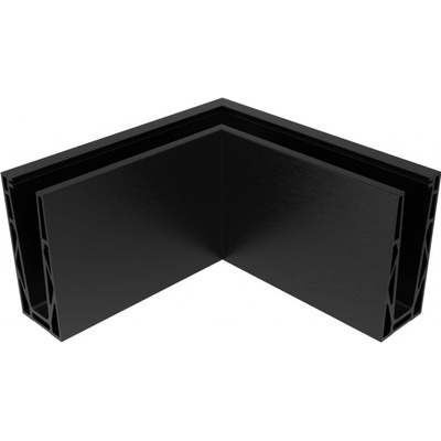 Umakov Celosklenené zábradlie AL/0004-ECO-R9005-90-OUT