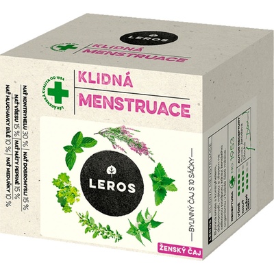 Leros Ženský čaj Klidná menstr. 10 x 1,5 g