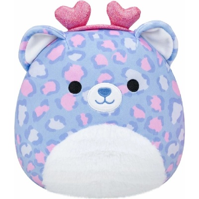 Squishmallows Fialový leopard Noam 20 cm