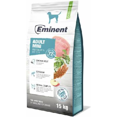 Krmivo EMINENT DOG ADULT MINI 26/15, pre dospelé psy malých plemien, 15kg