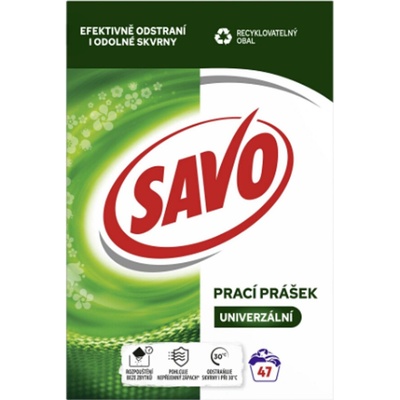 Savo prací prášok Univerzál 3,29 kg 47 PD