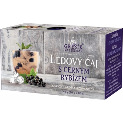 Grešík Ledový čaj s černým rybízem 20 x 2 g