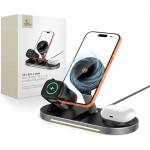 Tech-Protect Безжично магнитно зарядно TECH-PROTECT A51 ARCTICBOOST 3в1 MagSafe 25W QI2.2 черно