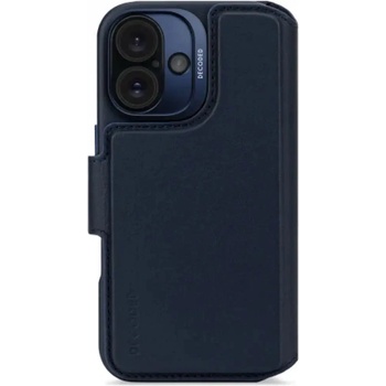 Decoded Декодиран кожен портфейл MagSafe Case с портфейл за iPhone 16 - син (D25IPO16DW5NY)