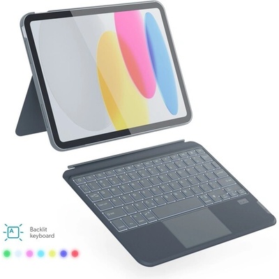 Epico podsvietená klávesnica s puzdrom iPad 11 M4 CZ/ 90311101300001 sivá