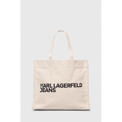 Karl Lagerfeld Jeans Чанта Karl Lagerfeld Jeans в бежово (240J3920)