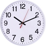 Office products Стенен часовник DONAU 34 cm бял U13223411-14 (U13223411-14)