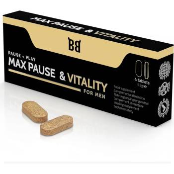 Blackbull By Spartan Max Pause & Vitality Pause + Play For Men 4 Tablets