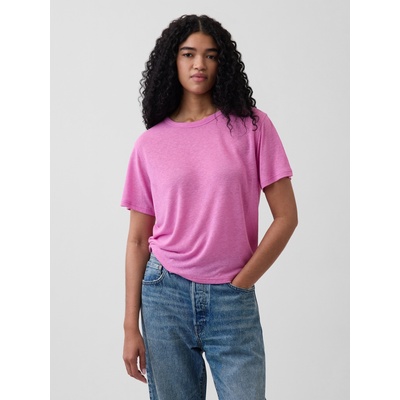 GAP Ленена тениска GAP GAP | Rozov | ЖЕНИ | XS