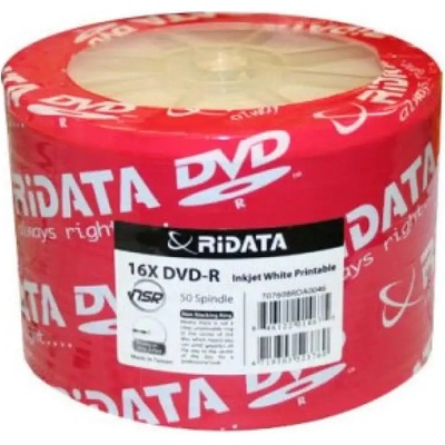 Ridata DVD-R RIDATA PRINTABLE 4.7Gb. /16X ( bulk 50 pcs ) (4719303560475)