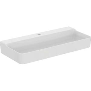 Ideal Standard Conca Ceram - Умивалник 100x45 см, без преливник, отвор за смесител, бял T380001 (T380001)