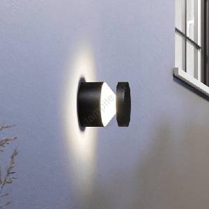 EGLO 65038 - LED външен стенен осветител MELZO PRO LED/11W/230V IP44 черен (EG65038)