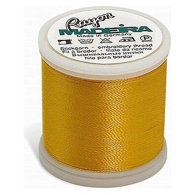 Vyšívací nit Madeira Rayon č. 40 (200m) barva 1024 gold rush