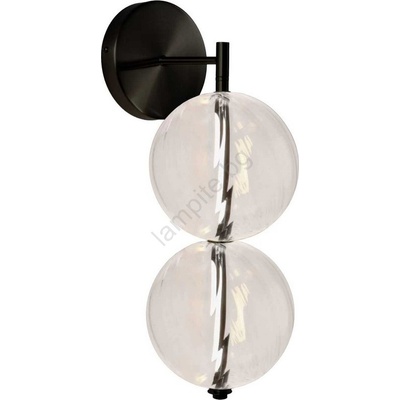 Candellux Led стенна лампа playa led/10w/230v черна (ca1216)
