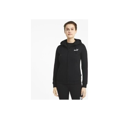 Puma ESS Small Logo Full-Zip Hoodie FL 586811-01 čierna