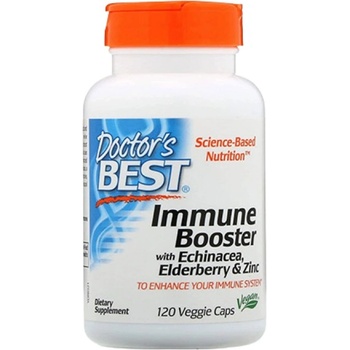 Image 1 of Doctor's Best Immune Booster | With Echinacea, Elderberry Extract and Zinc [120 капсули]