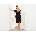 Donna Нощница Koszula-nocna-Hana-Plus-Black-CzarnyV-65105-Czarny - Червен, размер