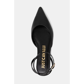 Just Cavalli Балеринки Just Cavalli в черно с отворена пета 78RA3S72ZPA33899 (78RA3S72ZPA33899)