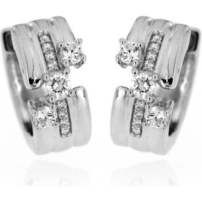 Zlatnictví U Kostela náušnice kroužky se zirkony 10729