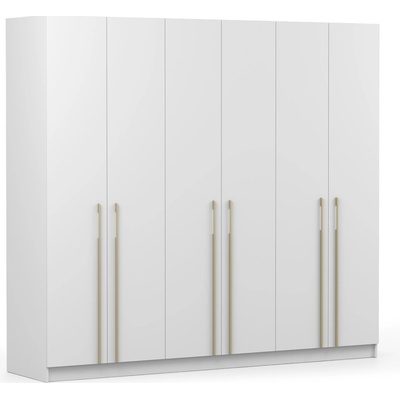 ID Wilsondo Casmira 230 x 210 x 55 cm biela / zlatá