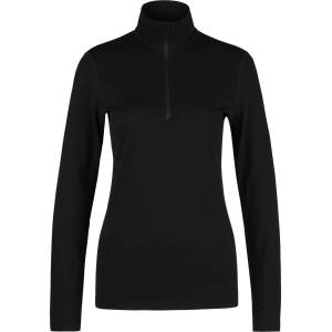 Icebreaker Дамско мериносово термобельо Icebreaker Women's 200 Oasis L/S Half Zip Merino longsleeve - Black - размер XS (115-2261-0211)
