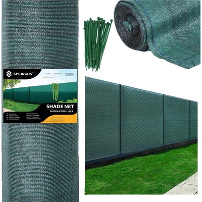 SPRINGOS Tieniaca sieť 1,3x50 m 140g/m² SN0029 zelená