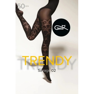 Gatta Savage 02 Tights 50 DEN Nero