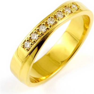 Šperky NM Zlatý dámský prsten s brilianty 1798