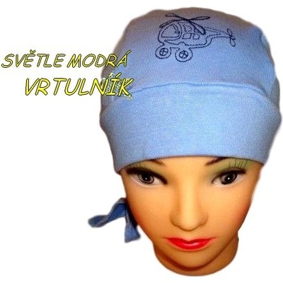 Betty Mode jarní pirátka světle modrá s vrtulníkem