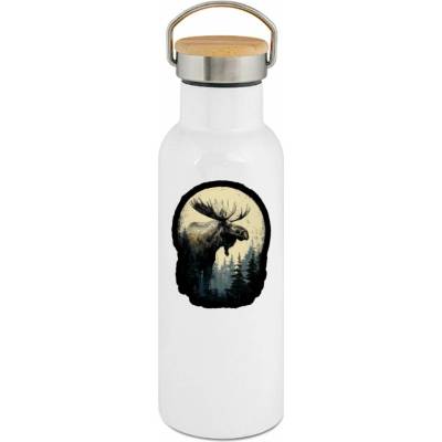 123TRIKO termoska Los evropský, linoryt 500 ml