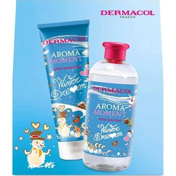 Dermacol Aroma Ritual Winter Dream sprchový gel pro ženy 250 ml + pěna do koupele 500 ml dárková sada