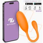 INTOYOU App Series Logan Vibrating Egg with App Orange