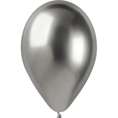 Gemar Balloons Latexový balonek chromový stříbrný 33 cm
