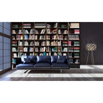 Image 1 of Фототапет Библиотека 3 3d l