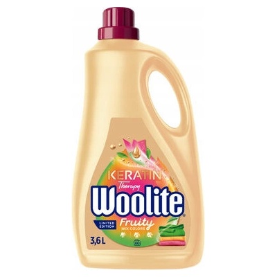 Woolite Keratin Colour Fruity Tekutý prací prostředek na barevné prádlo 3,6 l 60 PD