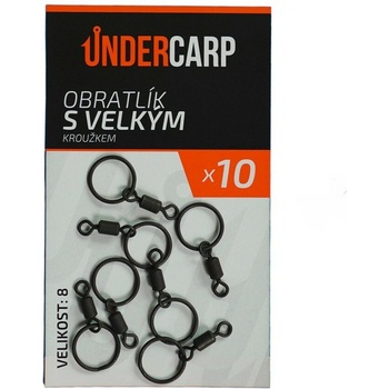 UnderCarp Obratlík s veľkým krúžkom Veľkosť 8 10 ks