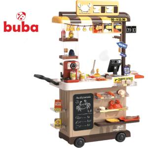 Buba Детска играчка Buba - Количка за Fast Food, Тепаняки грил (889-285)