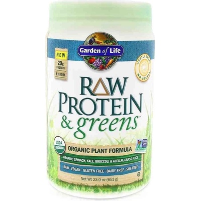 Garden of Life RAW Protein & Greens Organic ľahko sladený 651 g