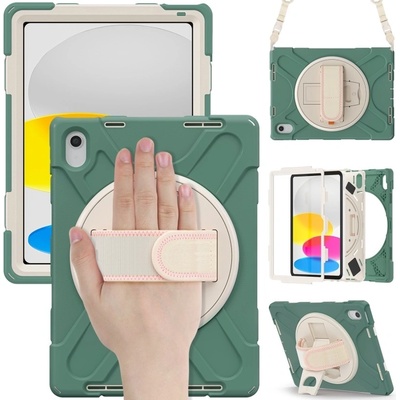 Vsetkonamobil 55287 SOLID Odolný kryt pre Apple iPad A16 2025 / iPad 2022 EMMERALD GREEN
