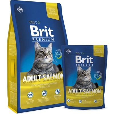 Brit Premium Cat Adult Salmon 8 kg
