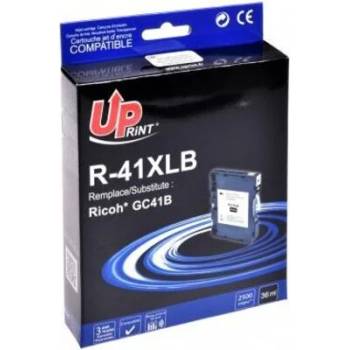 Compatible Мастило гел UPRINT GC41K, RICOH, 36ml, 2500 копия, 405761, Черен (LF-INK-RICOH-GC41K)