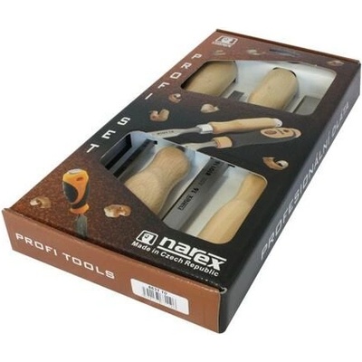 NAREX Bystřice dláta plochá sada 4ks (8, 10, 16, 32mm) WOOD LINE PROFI 8631-10 – Zboží Dáma
