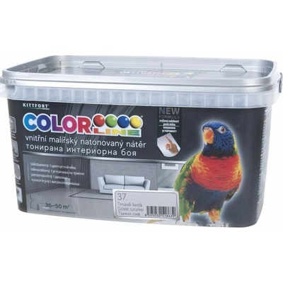 KITTFORT COLORLINE 4 kg tmavě šedá matná
