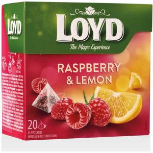 LOYD Плодов чай Малина и Лимон 20 бр